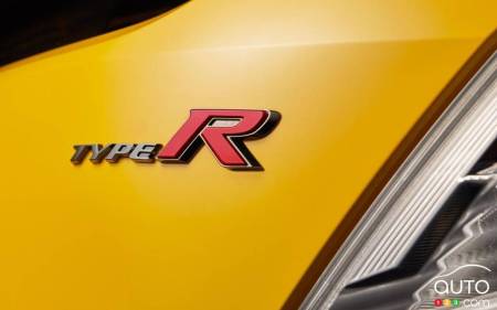 Honda Civic Type R 2021 édition limitée, écusson